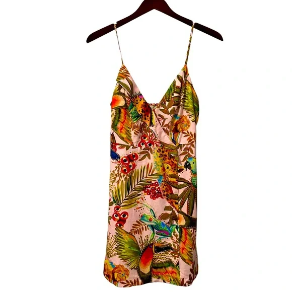 NWT FARM Rio Into The Jungle Dress Size S - Picture 6 of 12
